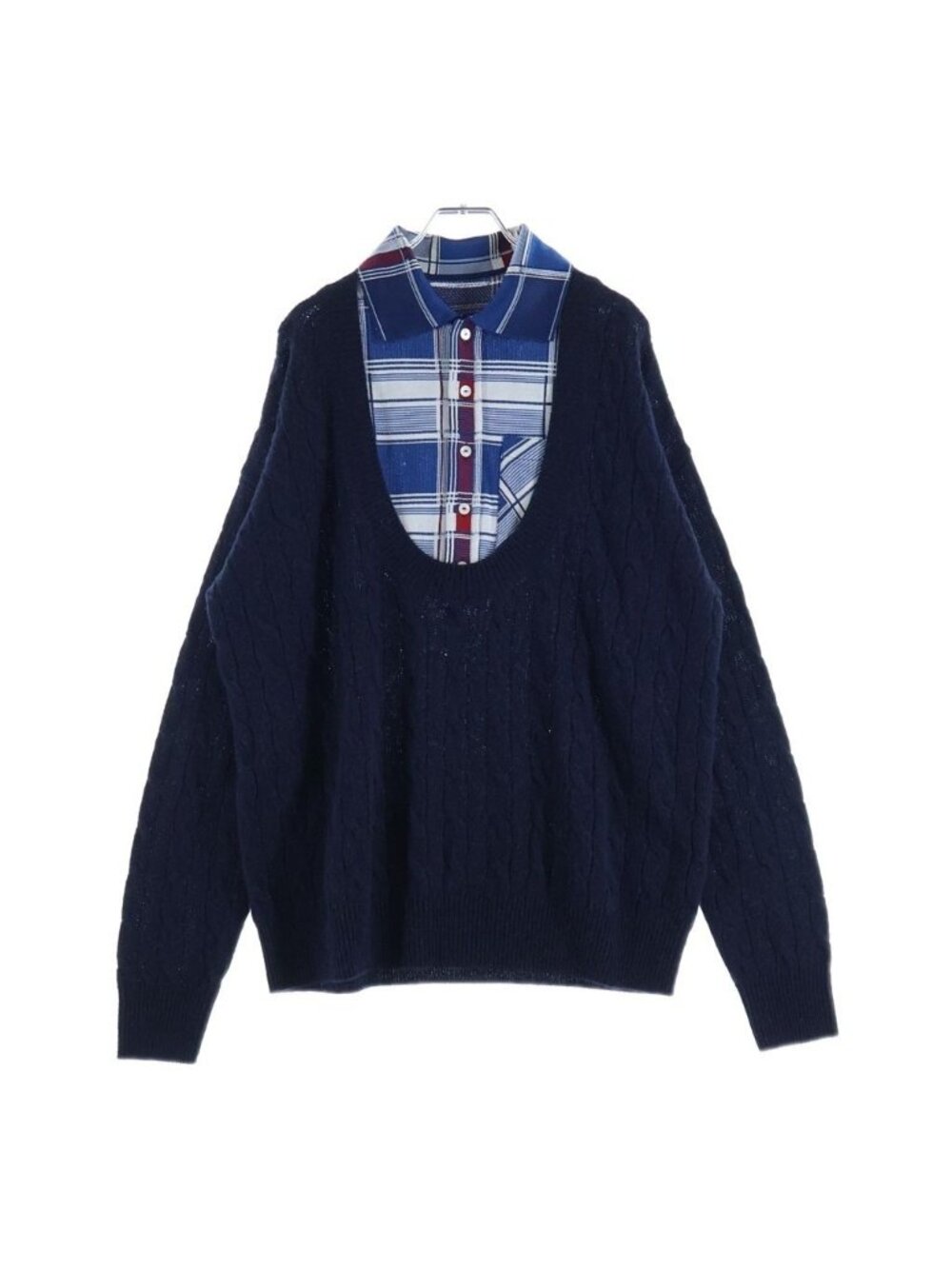 Loewe Camel Polo Shirt Combination Knit Long Sleeve